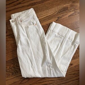 GAP high rise stride wide-leg ankle jeans